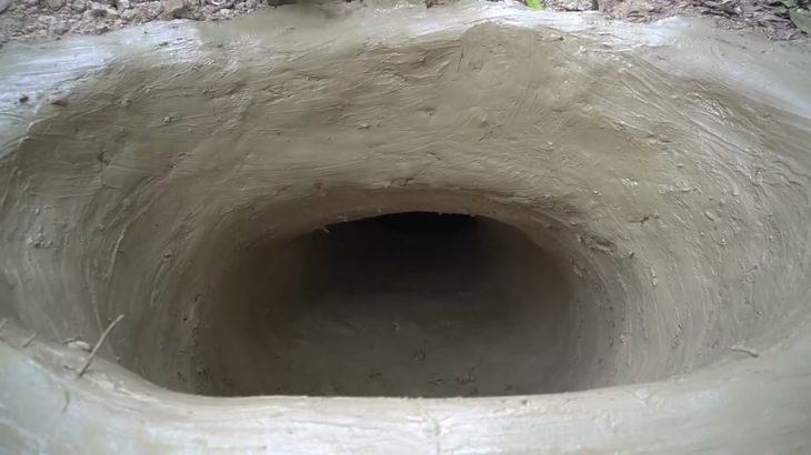 Build Summer’s Living Underground Temple With Water Slide To Underground Swimming Pools