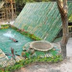 Build The Amazing Bamboo Swimming Pool With Water Slide On Underground Home