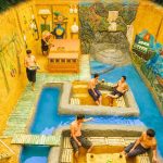 Build Underground House With Large Bed And Modern Underground Swimming Pool Same Aquarium