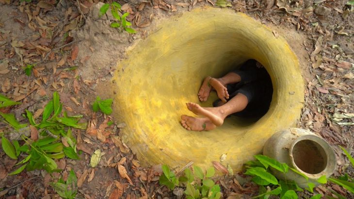 How To Build Hidden Temple Underground House And Tunnel Swimming Pools