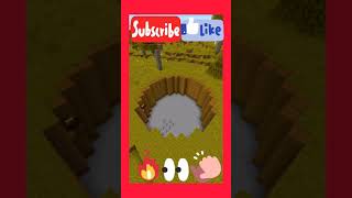 How to make a Underground house in Minecraft ? | #shorts #Shorts #short