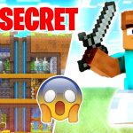 MAKING A SECRET UNDERGROUND HOUSE IN MINECRAFT !!!