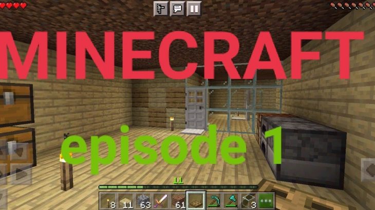 Making underground house in Minecraft trial mobile