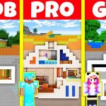 Minecraft Battle: NOOB vs PRO vs GIRL: UNDERGROUND HOUSE BUILD CHALLENGE / Animation