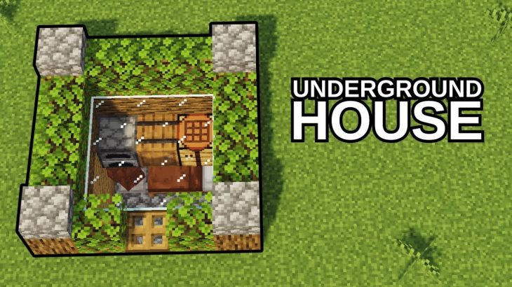 Minecraft Building Tutorial Underground House 5×5