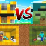 Minecraft MC NAVEED VS ZOMBIE MARK UNDERGROUND HOUSE MOD / BUILD UNDERGROUND HOUSE !! Minecraft Mods