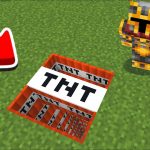 Minecraft TNT CRACK IN THE GROUND TO UNDERGROUND HOUSE MOD / DONT BLOW UP THE TNTS ! Minecraft Mods