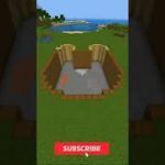Minecraft Underground House Build #SHORTS