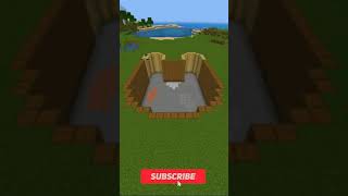 Minecraft Underground House Build #SHORTS