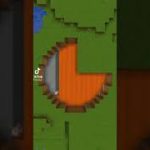 Minecraft Underground House Build #SHORTS