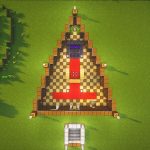 Triangle Underground House Minecraft Shorts | #SHORTS