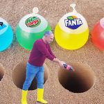 Underground In the Balloons stretch armstrongs Coca cola pepsi fanta sprite mtn dev didi and mentos