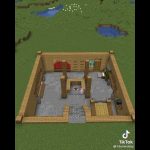 Underground house with aquarium.