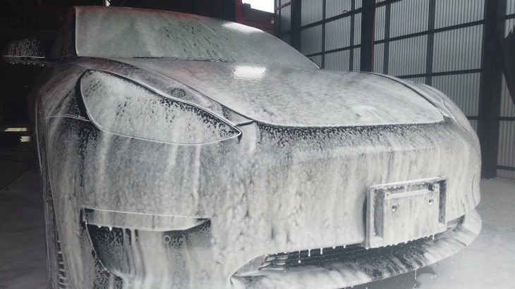 【テスラ　モデル3】新車にコーテイング♪磨研GrossArmour