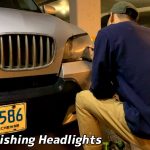 【手磨き】時間がかかってもええ、ヘッドライト復活させます BMW X5 Headlight Restoration