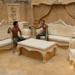 Build Most Modern Underground House with Private Underground Living Room and Luxury Furniture