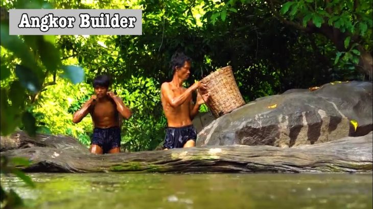 Build the largest underground temple and handmade pool in the forest of Angkor wat