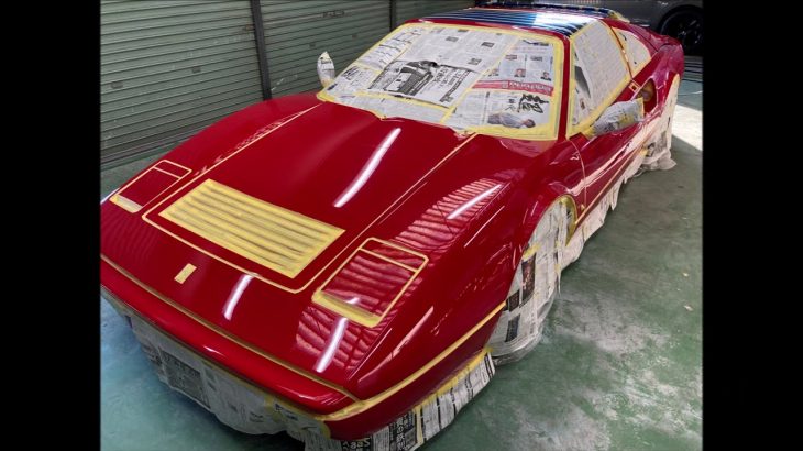 フェラーリ　３２８GTS　磨き Ferrari328GTS スーパーカーと旧車の磨き、コーティング専門店 兵庫県姫路市