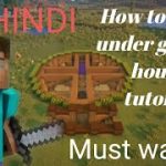 HOW TO BUILD A UNDERGROUND HOUSE (TUTORIAL) MUST WATCH