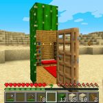 HOW TO BUILD HOUSE INSIDE CACTUS!? MINECRAFT DESERT BASE UNDERGROUND SAND BUNKER TRAP SPIKE