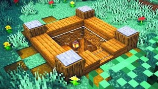 How To Make Underground House In Minecraft Small And Easy