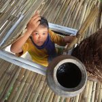 I Build The Most Survival Bamboo Swimming Pool Under Palm Tree House Villa with Garden