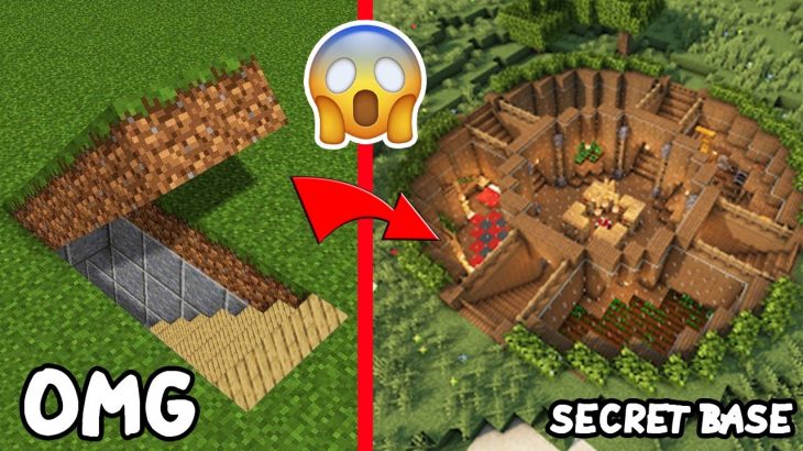 I MADE A SECRET UNDERGROUND HOUSE IN MINECRAFT