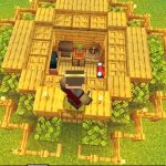 Making simple minecraft underground house build.  #Minecraft #MrRDGAMER