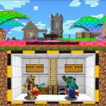 Minecraft BUILD SECRET UNDERGROUND HOUSE BUNKER AGAINST RAINBOW TSUNAMI MOD !! Minecraft Mods