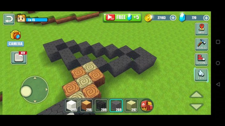 World Building Craft Gameplay #161 | Iron Sword Underground House ?