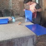 menjelang libur bikin buat bos guppy dulu sahabat,6unit full beground biru