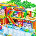 ASMR Videos | Build Awesome Golf Villa With Underground Chill Lounge In The Double Swimming Pool