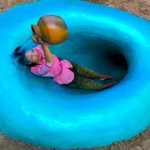 Amazing 31 Days Building Temple Underground House And Water Slide To Big Underground Swimming Pool