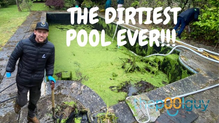 Cleaning Grandma’s Filthiest Pool -Incredible Transformation