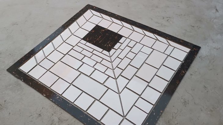 Create 3D Tiles design, Look like swimming pool pit use to