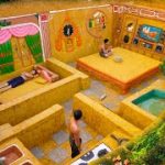 How To Build Underground House With Large Bed And Modern Underground Swimming Pool