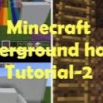 How to build Minecraft underground house Tutorial part-2.
