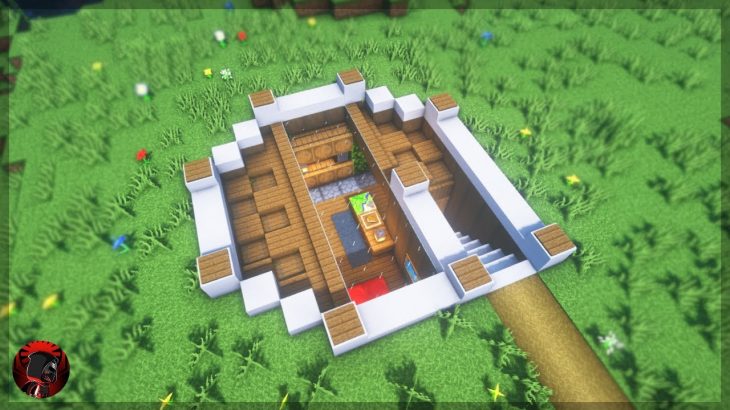 Minecraft Tutorial – How to Build an Underground House | Survival House