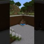 underground house in minecraft #Shorts