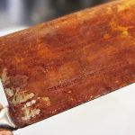 サビた中華包丁を研ぎ、磨き、復活させるべし