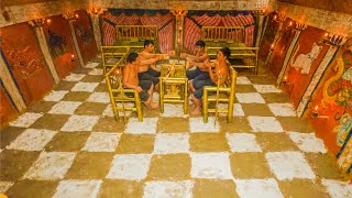 Build Modern Underground House With Large Bed