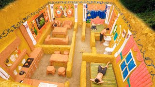 Build Underground House With Modern Furniture