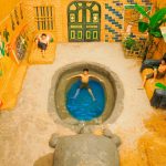 Build Underground House With Modern Swimming Pool