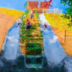 Dig To Build Swimming Pool Two Water Slide Longest Around Secret Underground House