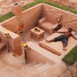 Gorgeous Underground House Design and How To Building Underground Temple House
