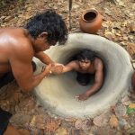Guys Build The Most Beautiful Underground Temple House and Water Slide To Swimming Pools