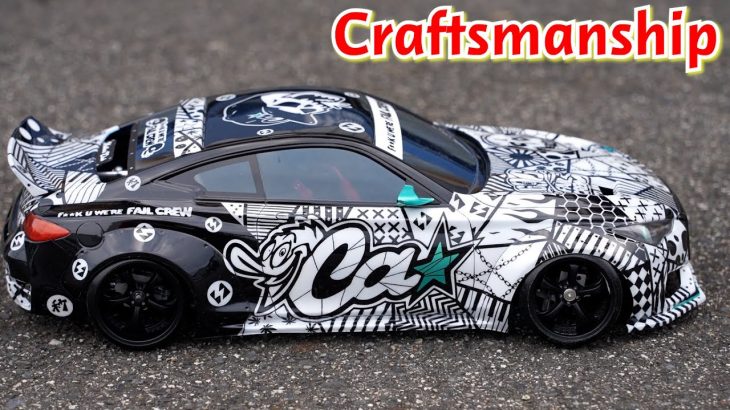 【職人技】INFINITI Q60と1ヵ月磨き続けた鏡面仕上げしたマシンが凄すぎる！【ラジコン】