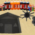 Landscape Paintings House, Tree and Sun Underground Hole | Experiment : Coca Cola, Fanta, Sprite