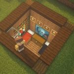 Minecraft underground house short tutorial, #shorts