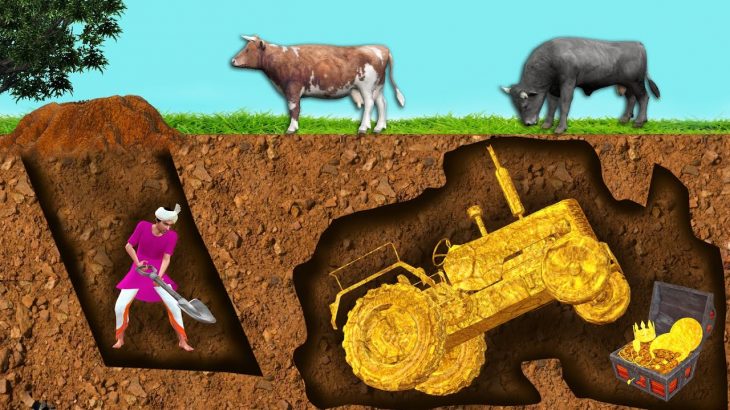 भूमिगत सुनहरा ट्रैक्टर मरम्मत Underground Golden Tractor Restoration Hindi Kahaniya हिंदी कहनिया